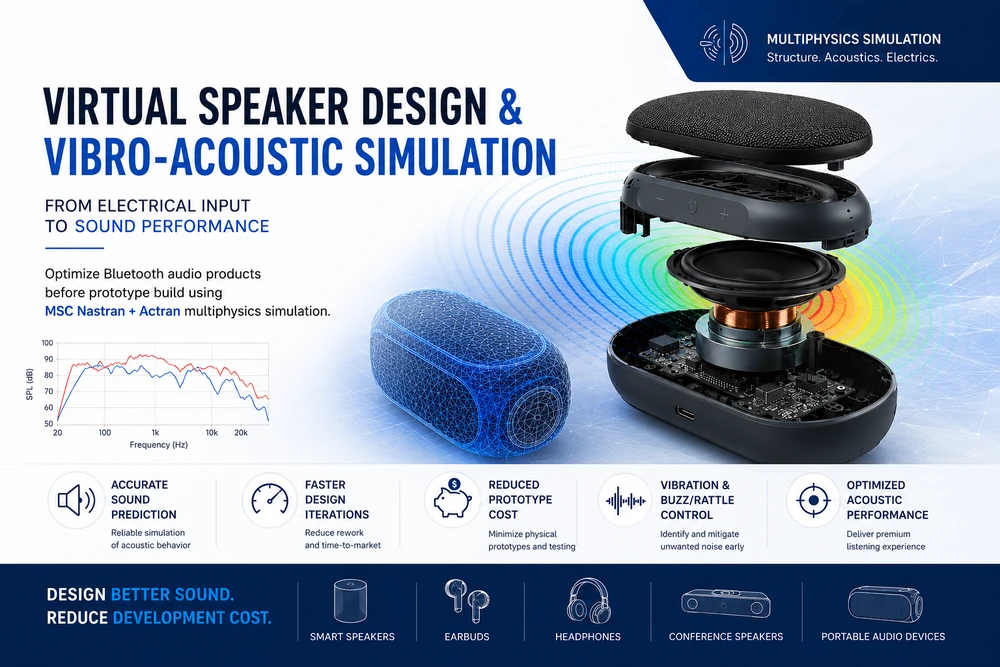 Actran audio device acoustics workflow 1